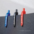 Modebüroversorgung 0,5 mm einziehbares stationierbares schwarzes Gel-Ink-Stift